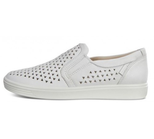 Слипоны женские Ecco 430813(01007) SOFT 7 W