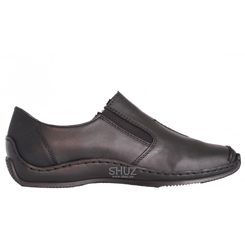 Rieker Mocassino Da Donna Modello L1780 - Pelle Morbida, Suola Flessibile, Chiusura Lampo, Eleganza Senza Tempo, Comodo Per Ogni Occasione - 4